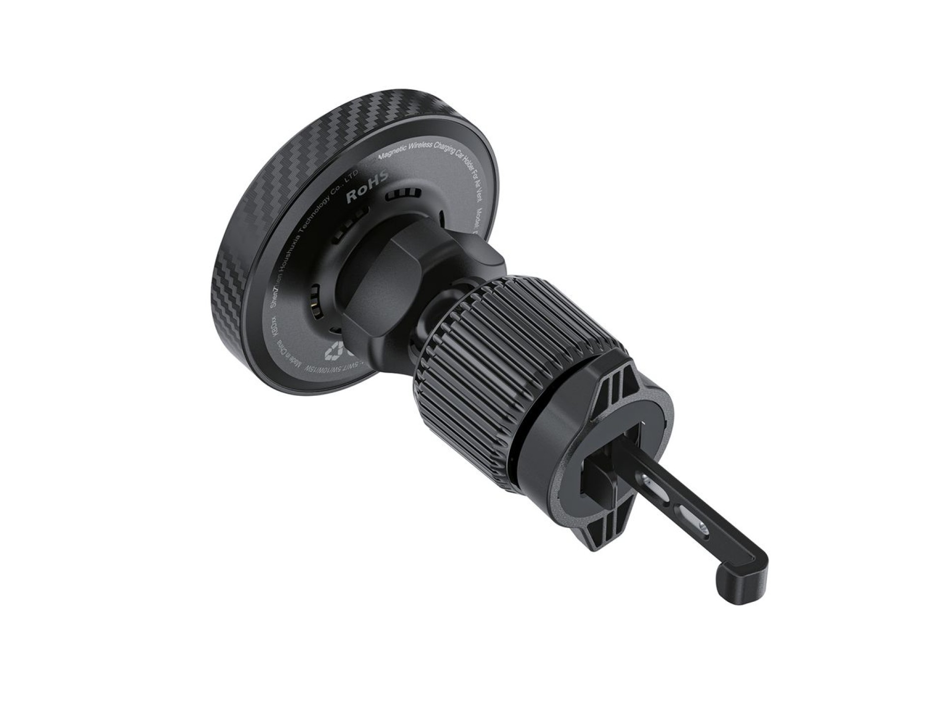 Suporte veicular Acefast D33 com carregador magnético Qi2 de 15 W para saída de ar - Preto