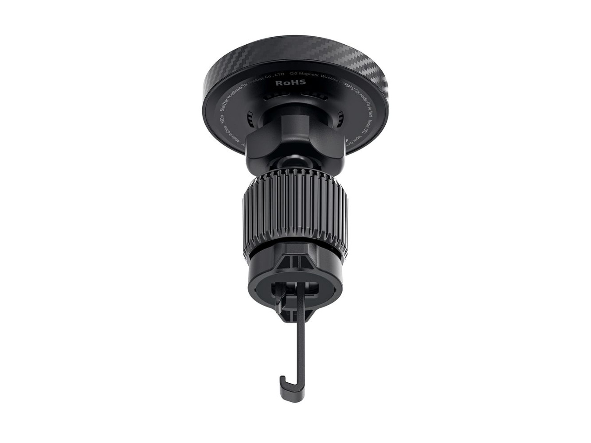 Suporte veicular Acefast D33 com carregador magnético Qi2 de 15 W para saída de ar - Preto
