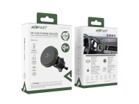 Suporte veicular Acefast D33 com carregador magnético Qi2 de 15 W para saída de ar - Preto Suporte veicular Acefast D33 com carregador magnético Qi2 de 15 W para saída de ar - Preto