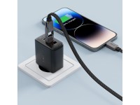 Cable USB-C Acefast C13-04 - USB-A / USB-C 480Mb/s 3A 1.2m - Negro