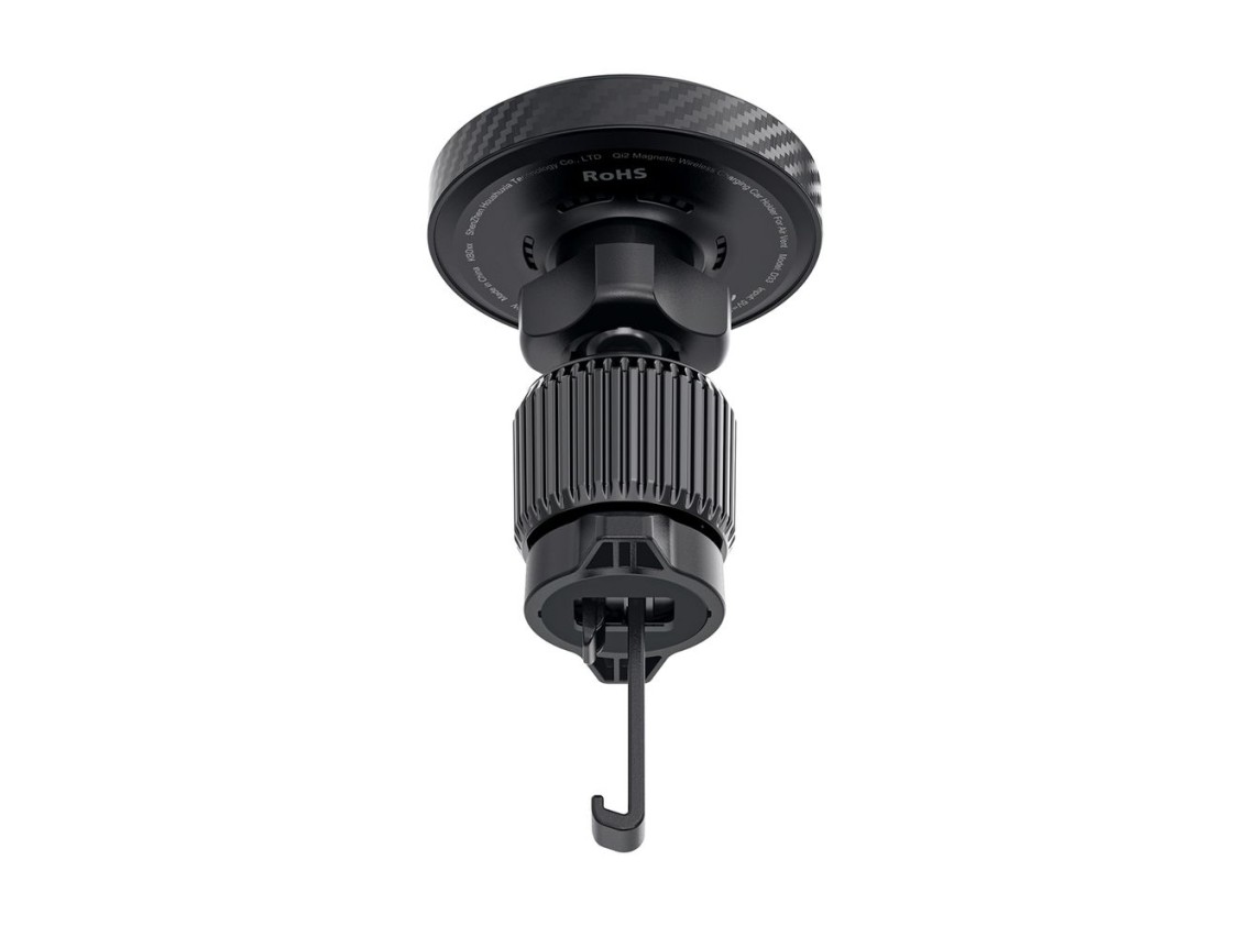 Suporte veicular Acefast D33 com carregador magnético Qi2 de 15 W para saída de ar - Preto