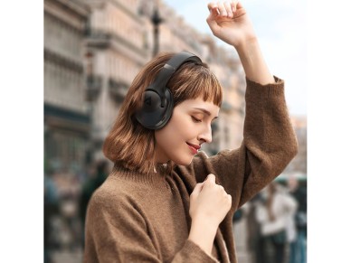Auriculares inal�mbricos con cancelaci�n activa de ruido Acefast H4 negros