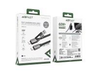 Cable USB-C Acefast C13-04 - USB-A / USB-C 480Mb/s 3A 1.2m - Negro