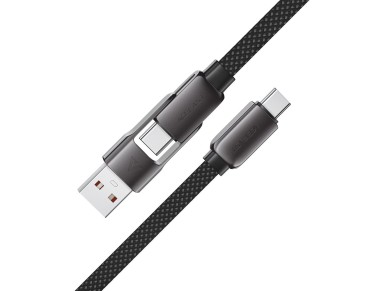 Acefast C13-05 USB-C - USB-A / USB-C Cable 480Mb/s 3A 0.2m - Black Acefast C13-05 USB-C - USB-A / USB-C Cable 480Mb/s 3A 0.2m - Black