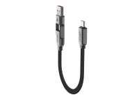 Cable USB-C Acefast C13-05 - USB-A / USB-C 480Mb/s 3A 0.2m - Negro Cable USB-C Acefast C13-05 - USB-A / USB-C 480Mb/s 3A 0.2m - Negro