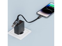 Cable USB-C Acefast C13-05 - USB-A / USB-C 480Mb/s 3A 0.2m - Negro Cable USB-C Acefast C13-05 - USB-A / USB-C 480Mb/s 3A 0.2m - Negro
