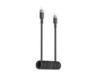 Acefast C14-03 USB-C - USB-C Spring Cable 480Mb/s 3A 1.2m - Black Acefast C14-03 USB-C - USB-C Spring Cable 480Mb/s 3A 1.2m - Black