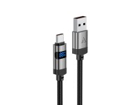 Cable USB-A - USB-C Acefast C15-04 con pantalla, 480 Mb/s, 66 W, 1,2 m - Negro Cable USB-A - USB-C Acefast C15-04 con pantalla, 480 Mb/s, 66 W, 1,2 m - Negro
