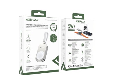 Acefast E21 5W Wireless Charger for Apple Watch - Silver Acefast E21 5W Wireless Charger for Apple Watch - Silver