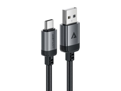 Acefast C20-04 USB-A - USB-C Cable 480Mb/s 3A 1.2m - Black Acefast C20-04 USB-A - USB-C Cable 480Mb/s 3A 1.2m - Black