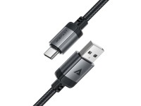 Cabo Acefast C20-04 USB-A para USB-C 480Mb/s 3A 1,2m - Preto Cabo Acefast C20-04 USB-A para USB-C 480Mb/s 3A 1,2m - Preto