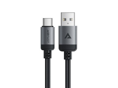 Acefast C20-04 USB-A - USB-C Cable 480Mb/s 3A 1.2m - Black Acefast C20-04 USB-A - USB-C Cable 480Mb/s 3A 1.2m - Black