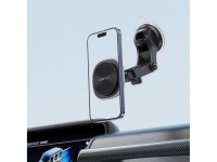 Suporte magnético para painel Acefast D42 com carregador sem fio, compatível com MagSafe - Preto Suporte magnético para painel Acefast D42 com carregador sem fio, compatível com MagSafe - Preto