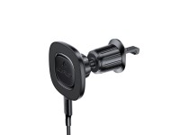 Suporte magn�tico para sa�da de ar Acefast D46 com carregador sem fio - Preto