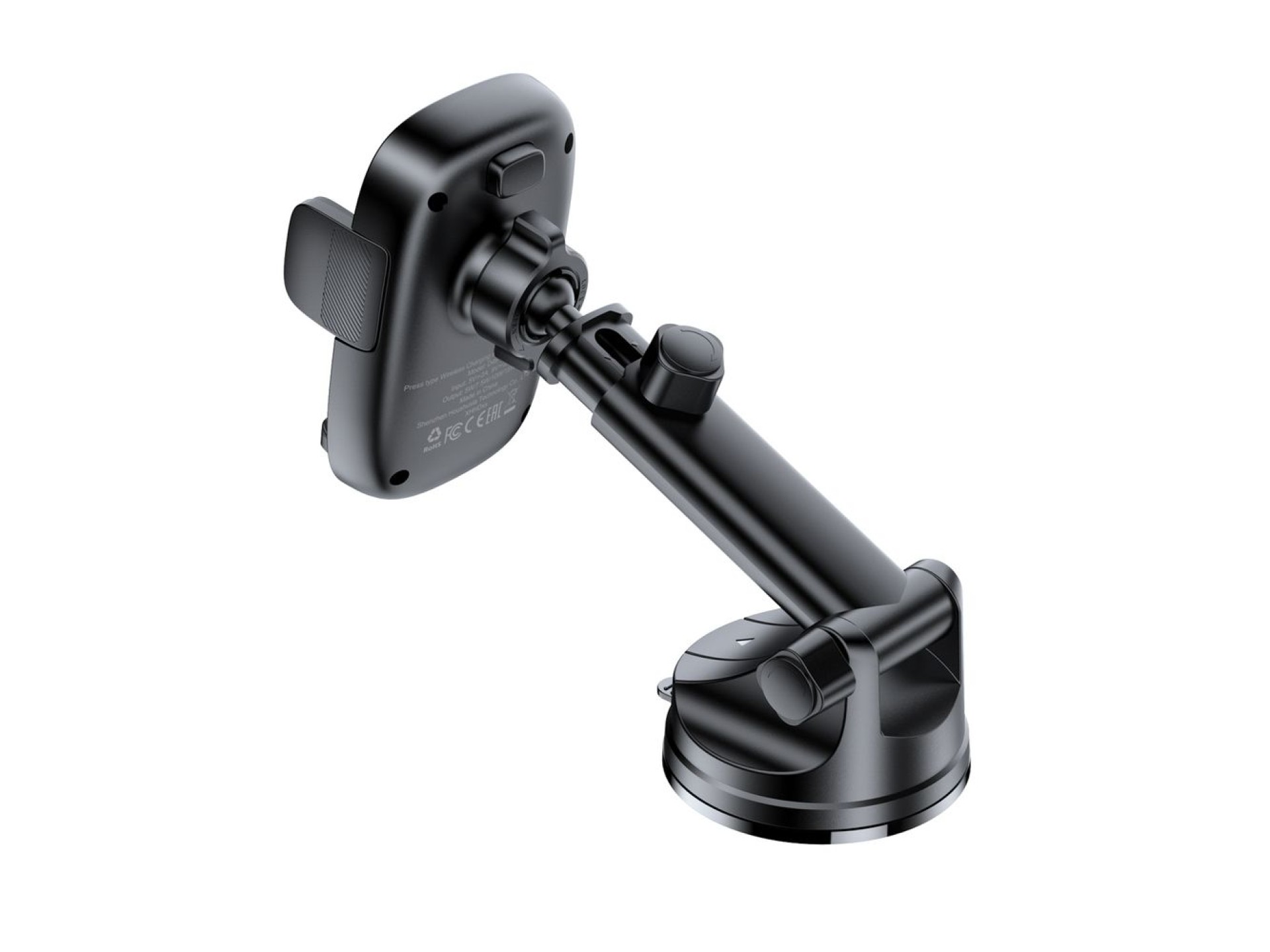Acefast D49 Car Mount with Wireless Charger for Dashboard - Black