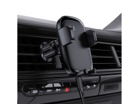 Suporte para saída de ar veicular Acefast D48 com carregador sem fio - Preto Suporte para saída de ar veicular Acefast D48 com carregador sem fio - Preto