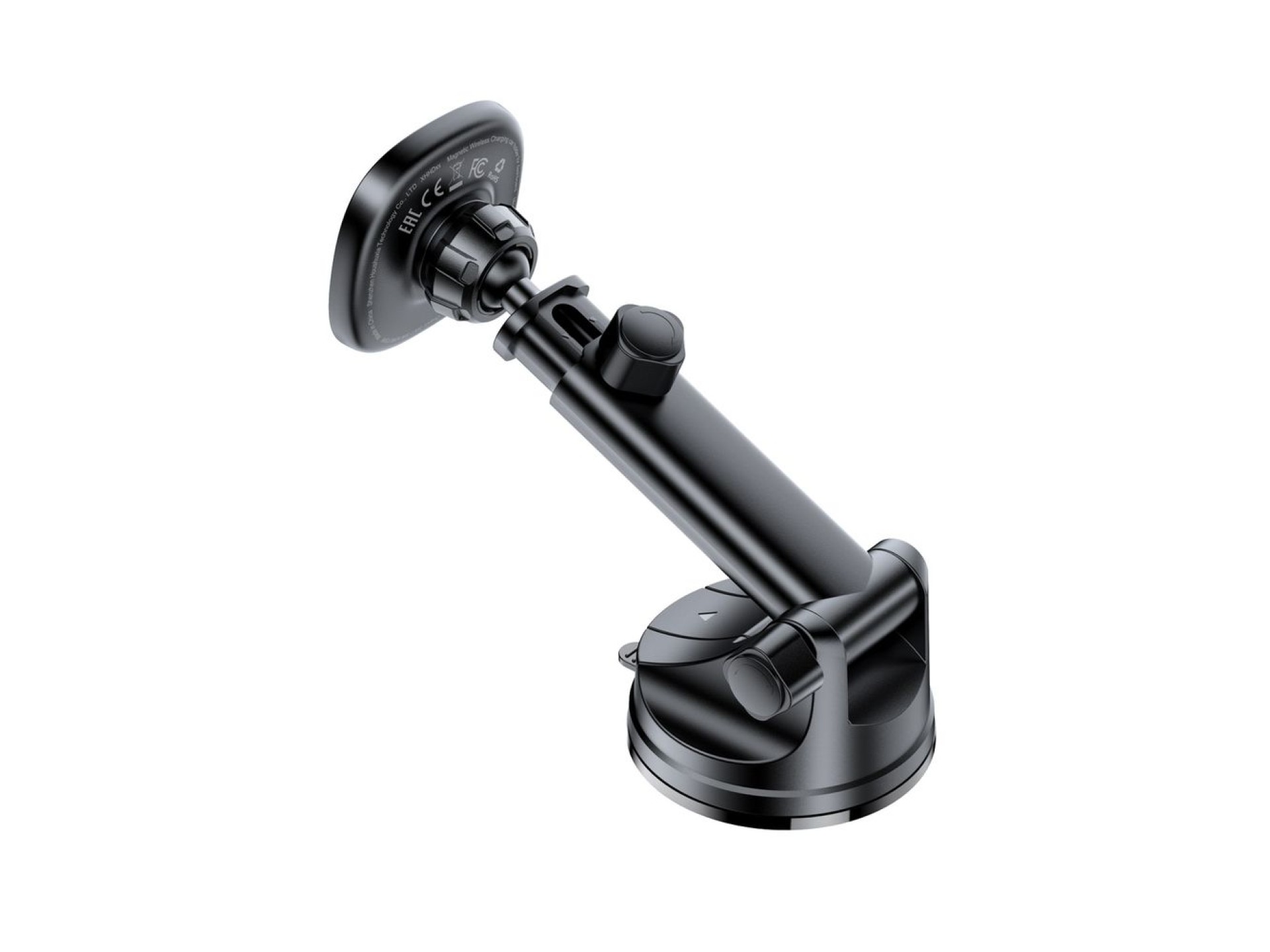 Soporte magnético para salpicadero Acefast D47 con cargador inalámbrico - Negro