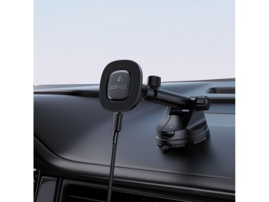 Soporte magn�tico para salpicadero Acefast D47 con cargador inal�mbrico - Negro