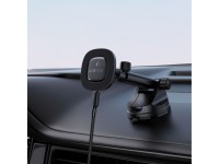 Soporte magnético para salpicadero Acefast D47 con cargador inalámbrico - Negro Soporte magnético para salpicadero Acefast D47 con cargador inalámbrico - Negro