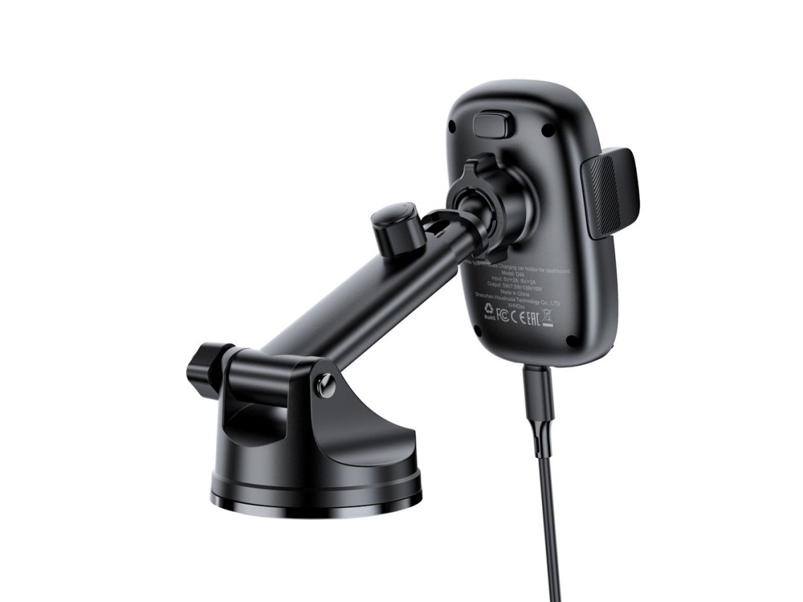 Acefast D49 Car Mount with Wireless Charger for Dashboard - Black