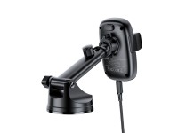Soporte para coche Acefast D49 con cargador inalámbrico para salpicadero - Negro Soporte para coche Acefast D49 con cargador inalámbrico para salpicadero - Negro