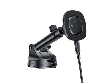 Soporte magn�tico para salpicadero Acefast D47 con cargador inal�mbrico - Negro
