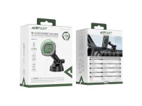 Soporte magnético para salpicadero Acefast D47 con cargador inalámbrico - Negro Soporte magnético para salpicadero Acefast D47 con cargador inalámbrico - Negro