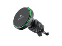Acefast D33 Car Holder with Qi2 15W Magnetic Charger for Air Vent - Black