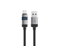 Cable USB-A - USB-C Acefast C15-04 con pantalla, 480 Mb/s, 66 W, 1,2 m - Negro Cable USB-A - USB-C Acefast C15-04 con pantalla, 480 Mb/s, 66 W, 1,2 m - Negro
