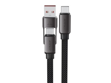 Acefast C13-05 USB-C - USB-A / USB-C Cable 480Mb/s 3A 0.2m - Black Acefast C13-05 USB-C - USB-A / USB-C Cable 480Mb/s 3A 0.2m - Black