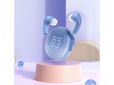 Fones de ouvido intra-auriculares sem fio Acefast T9 Bluetooth 5.3 - azul Fones de ouvido intra-auriculares sem fio Acefast T9 Bluetooth 5.3 - azul