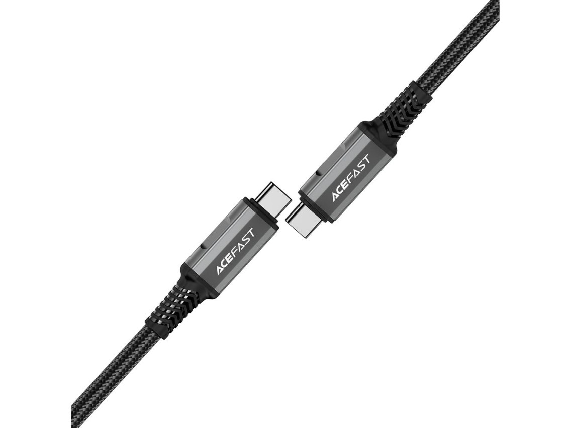 Acefast C1-09 USB-C / USB-C USB4 PD3.1 cable 5A 1m - gray-black