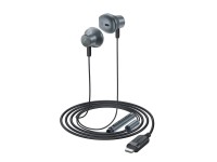 Fones de ouvido intra-auriculares Acefast L1 com conector Lightning, microfone e controle remoto de Fones de ouvido intra-auriculares Acefast L1 com conector Lightning, microfone e controle remoto de