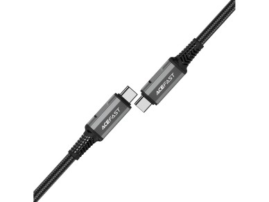 Cable Acefast C1-09 USB-C / USB-C USB4 PD3.1 5A 1m - gris-negro Cable Acefast C1-09 USB-C / USB-C USB4 PD3.1 5A 1m - gris-negro