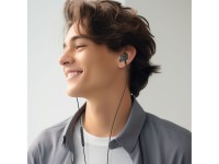 Fones de ouvido intra-auriculares Acefast L1 com conector Lightning, microfone e controle remoto de Fones de ouvido intra-auriculares Acefast L1 com conector Lightning, microfone e controle remoto de