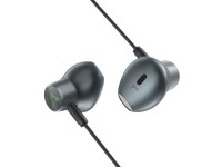 Fones de ouvido intra-auriculares Acefast L1 com conector Lightning, microfone e controle remoto de Fones de ouvido intra-auriculares Acefast L1 com conector Lightning, microfone e controle remoto de