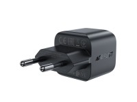 Acefast A77 Mini PD 30W GaN USB-C wall charger - black Acefast A77 Mini PD 30W GaN USB-C wall charger - black