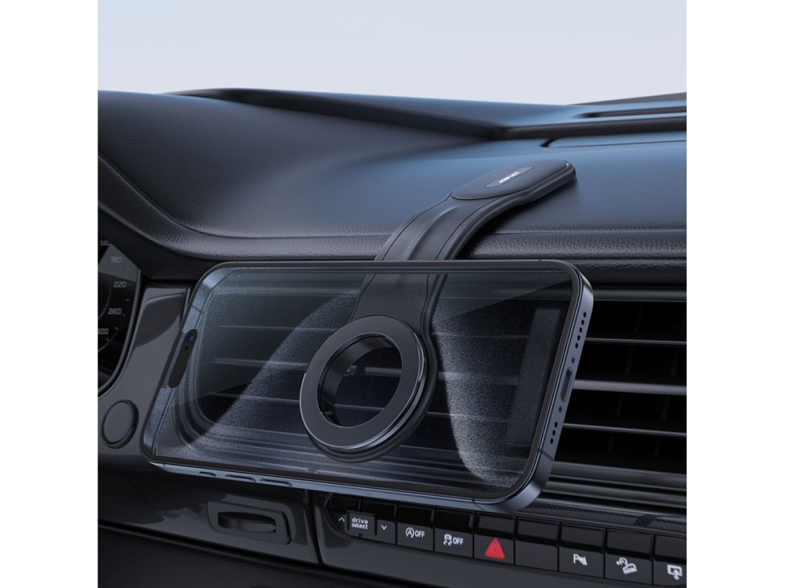 Soporte magnético para coche Acefast D19 para el habitáculo - negro