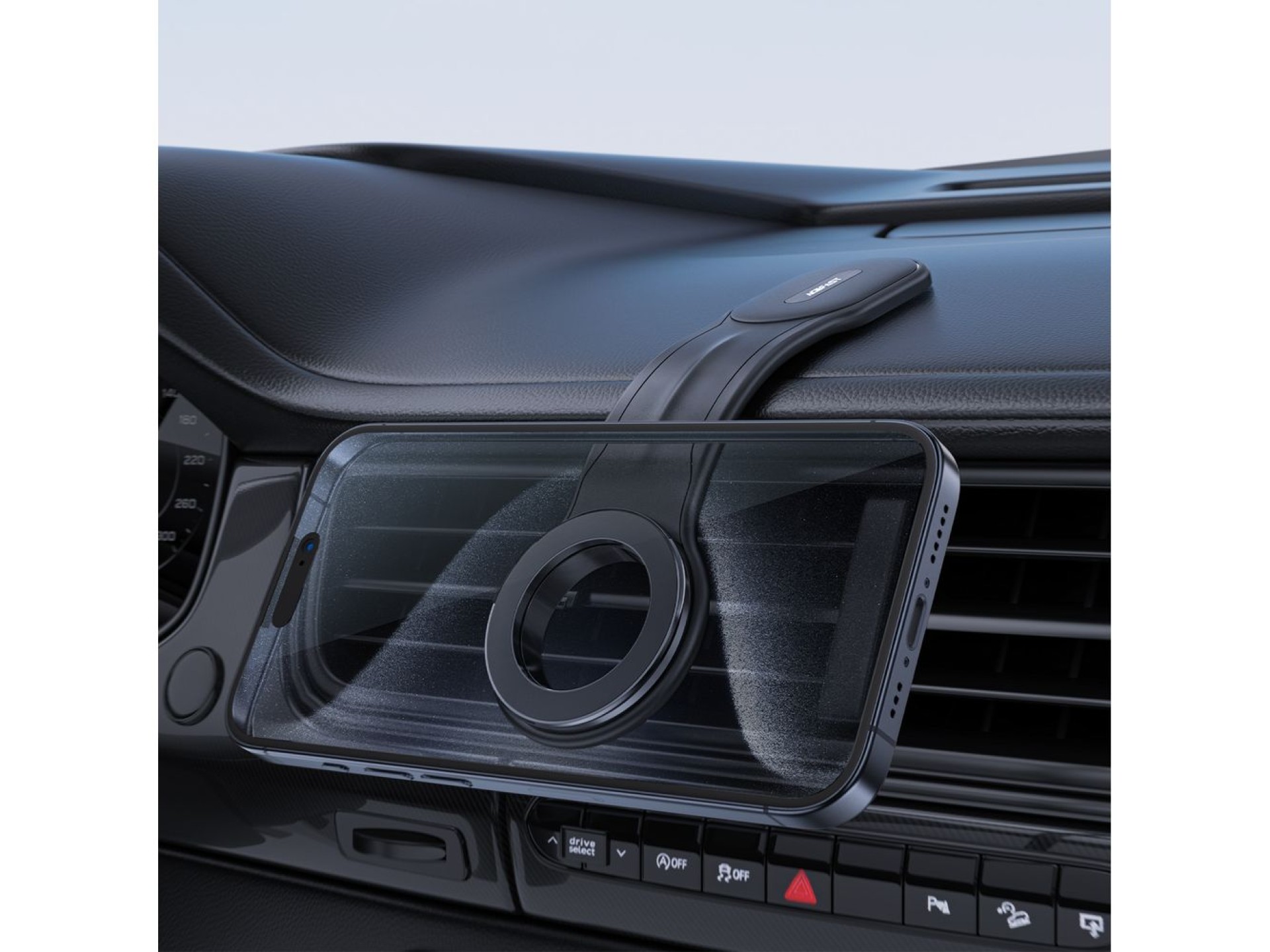 Soporte magnético para coche Acefast D19 para el habitáculo - negro
