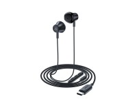 Auriculares intrauditivos Acefast L2 con conector USB-C, micrófono y control remoto de 1,2 m - negro Auriculares intrauditivos Acefast L2 con conector USB-C, micrófono y control remoto de 1,2 m - negro