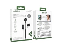 Auriculares intrauditivos Acefast L2 con conector USB-C, micrófono y control remoto de 1,2 m - negro Auriculares intrauditivos Acefast L2 con conector USB-C, micrófono y control remoto de 1,2 m - negro