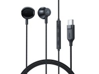 Auriculares intrauditivos Acefast L2 con conector USB-C, micrófono y control remoto de 1,2 m - negro Auriculares intrauditivos Acefast L2 con conector USB-C, micrófono y control remoto de 1,2 m - negro