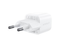 Cargador de pared Acefast A77 Mini PD de 30 W GaN + cable USB-C - blanco Cargador de pared Acefast A77 Mini PD de 30 W GaN + cable USB-C - blanco