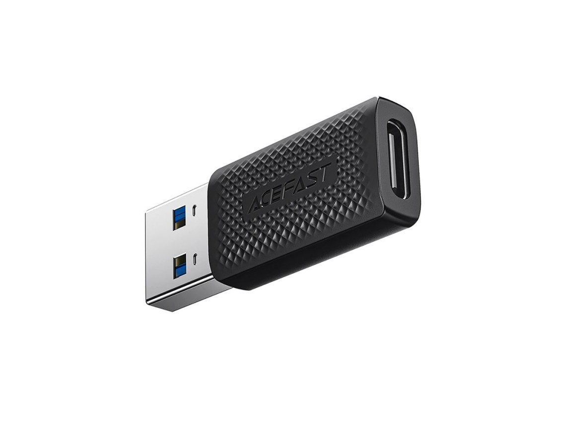 Acefast J2 USB-C 3.0 (Female) to USB-A 3.0 (Male) 5Gb/s Adapter - Black