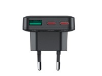 Acefast A100 65W GaN 2 USB-C+ USB-A Charger Ultra Slim - Black Acefast A100 65W GaN 2 USB-C+ USB-A Charger Ultra Slim - Black