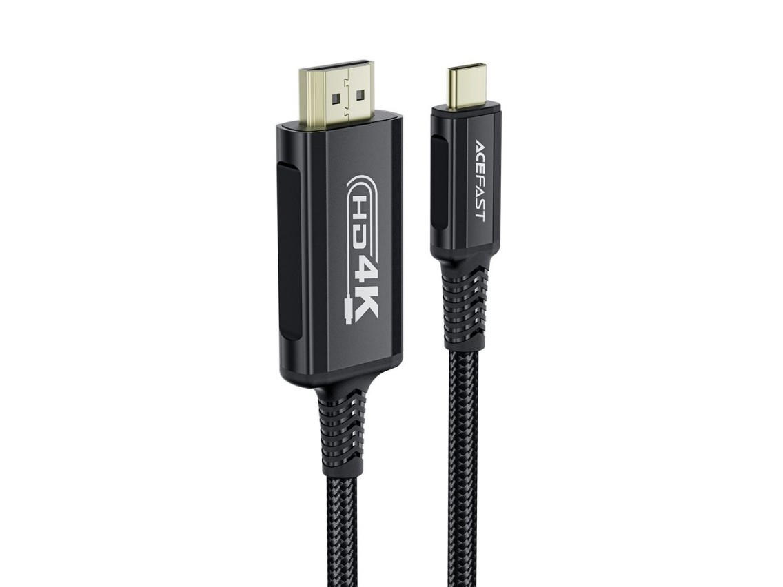 Acefast C1 USB-C/HDMI Video Cable 4K 60Hz HDR 1.8m - Black