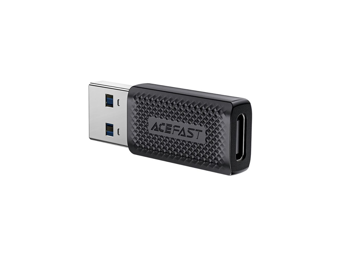 Acefast J2 USB-C 3.0 (Female) to USB-A 3.0 (Male) 5Gb/s Adapter - Black