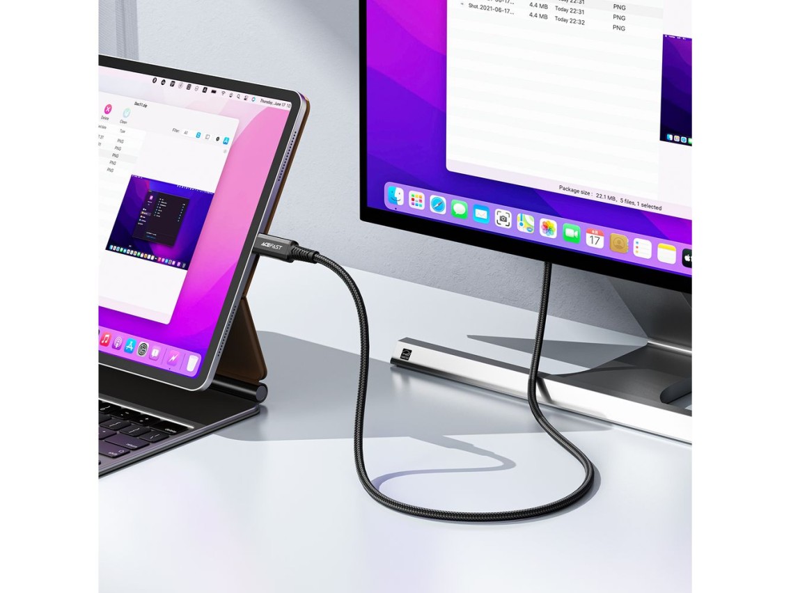 Acefast C1 USB-C/HDMI Video Cable 4K 60Hz HDR 1.8m - Black