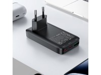 Acefast A100 65W GaN 2 USB-C+ USB-A Charger Ultra Slim - Black Acefast A100 65W GaN 2 USB-C+ USB-A Charger Ultra Slim - Black