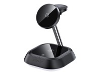 Esta��o de carregamento indutivo 3 em 1 Acefast E16 15W para celular/fones de ouvido/rel�gio - preta